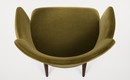 Designerski fotel Lagom sprawdzi się  zarówno w przytulnym wnętrzu jak i surowym, minimalistycznym